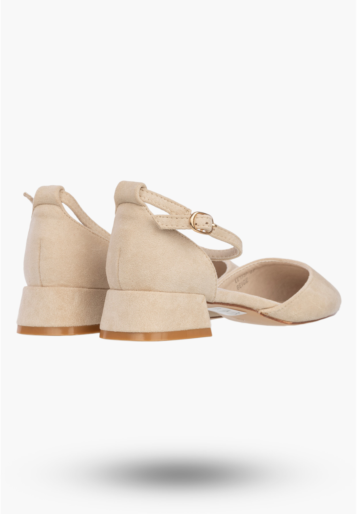 Szpilki Damskie Buty Na Klocku Klasyczne Czółenka Eleganckie Beżowe