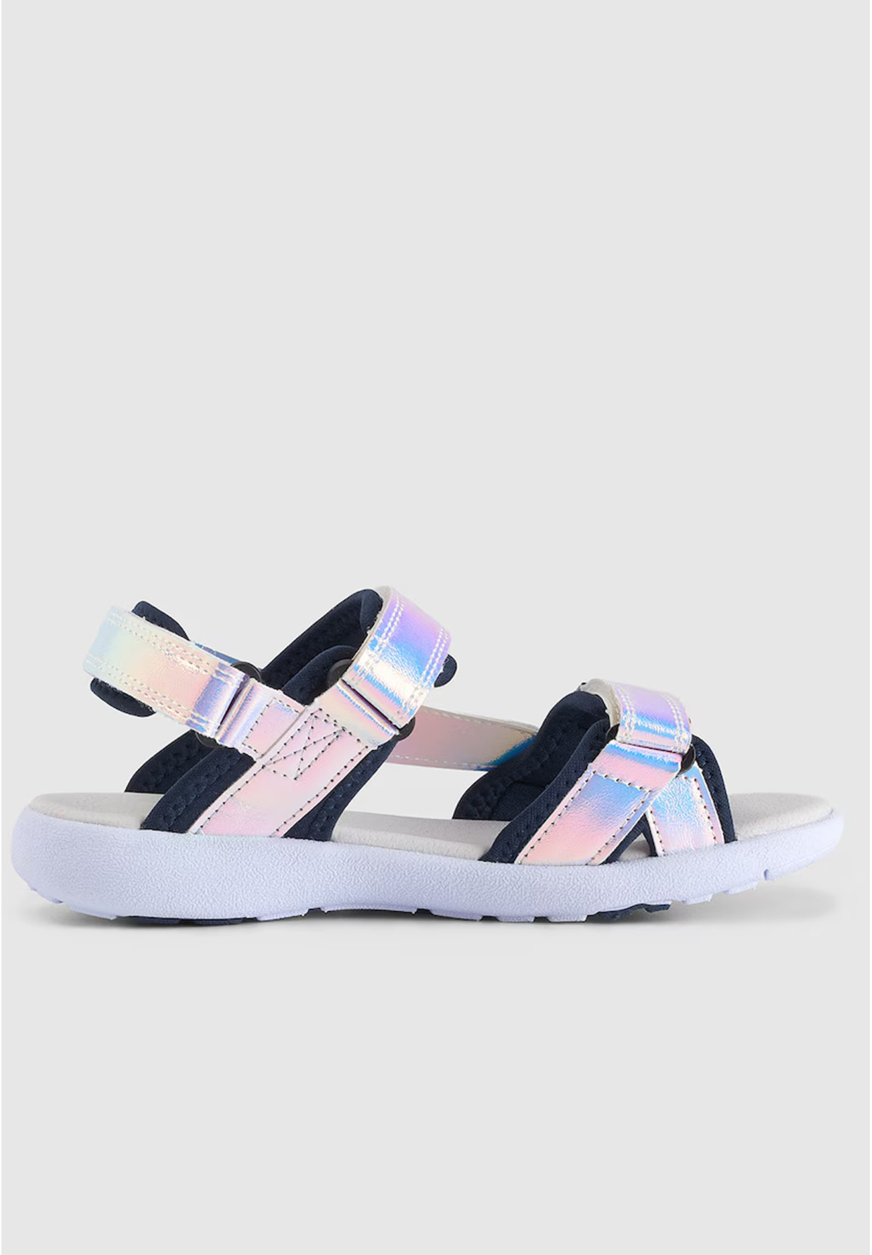 Sandały Dziewczęce 4F Buty Sportowe Na Rzepy Letnie Holo 4FJRSS24FSANF063