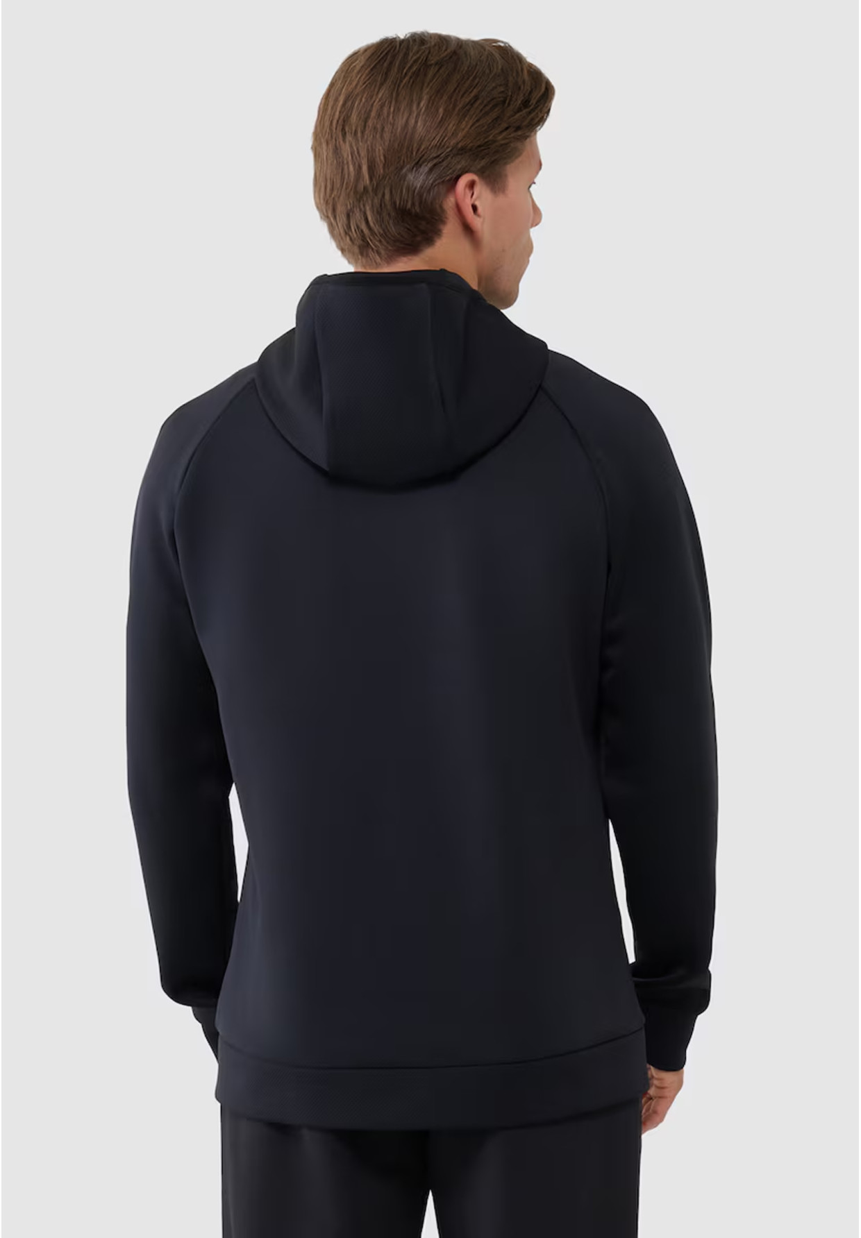 Bluza Męska 4F Sportowa Treningowa Z Kapturem Szybkoschnąca Czarna 4FWSS25TFSWM457