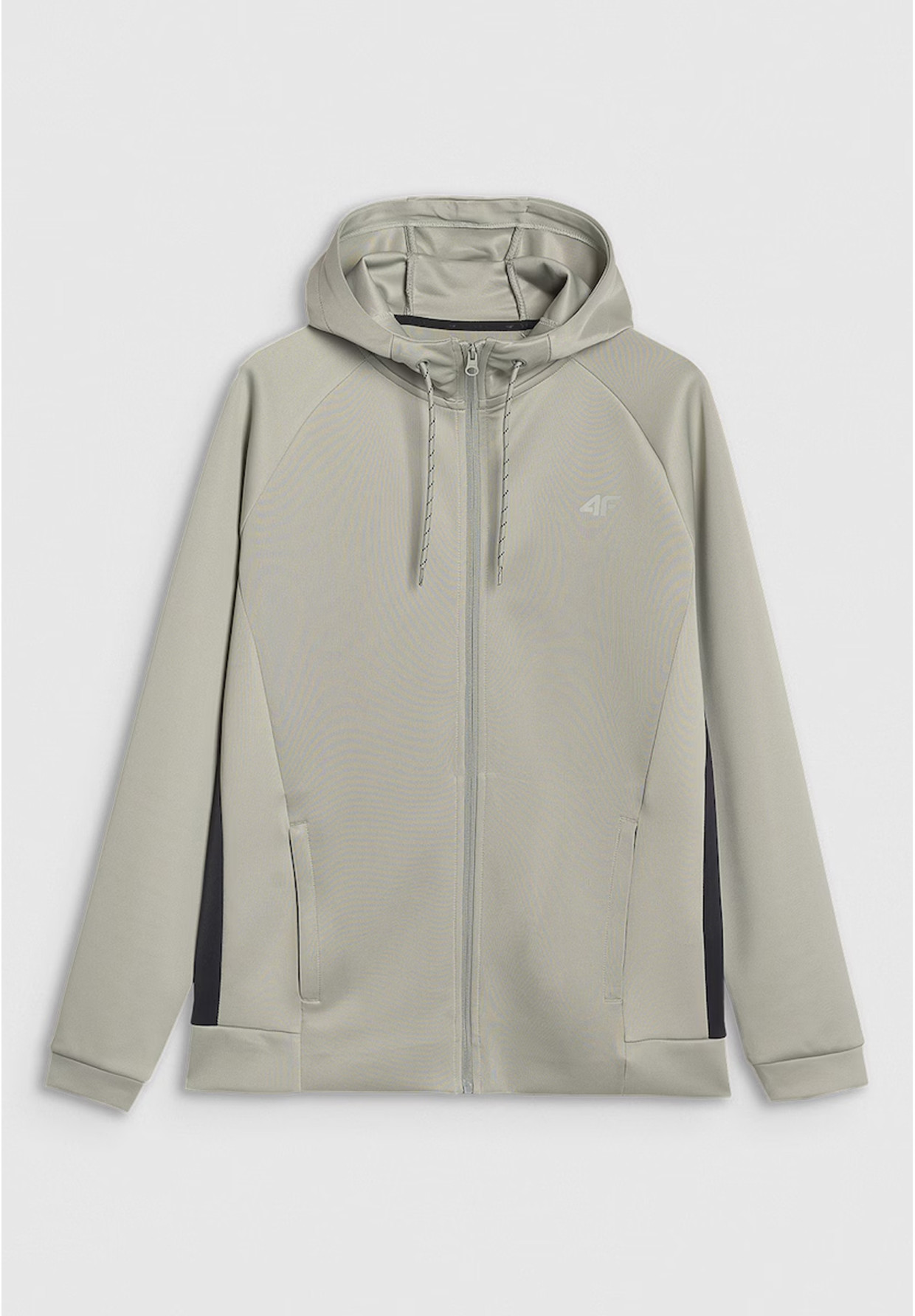 Bluza Męska 4F Sportowa Rozpinana Z Kapturem Nieocieplana Szybkoschnąca Oliwkowa 4FWSS25TFSWM513