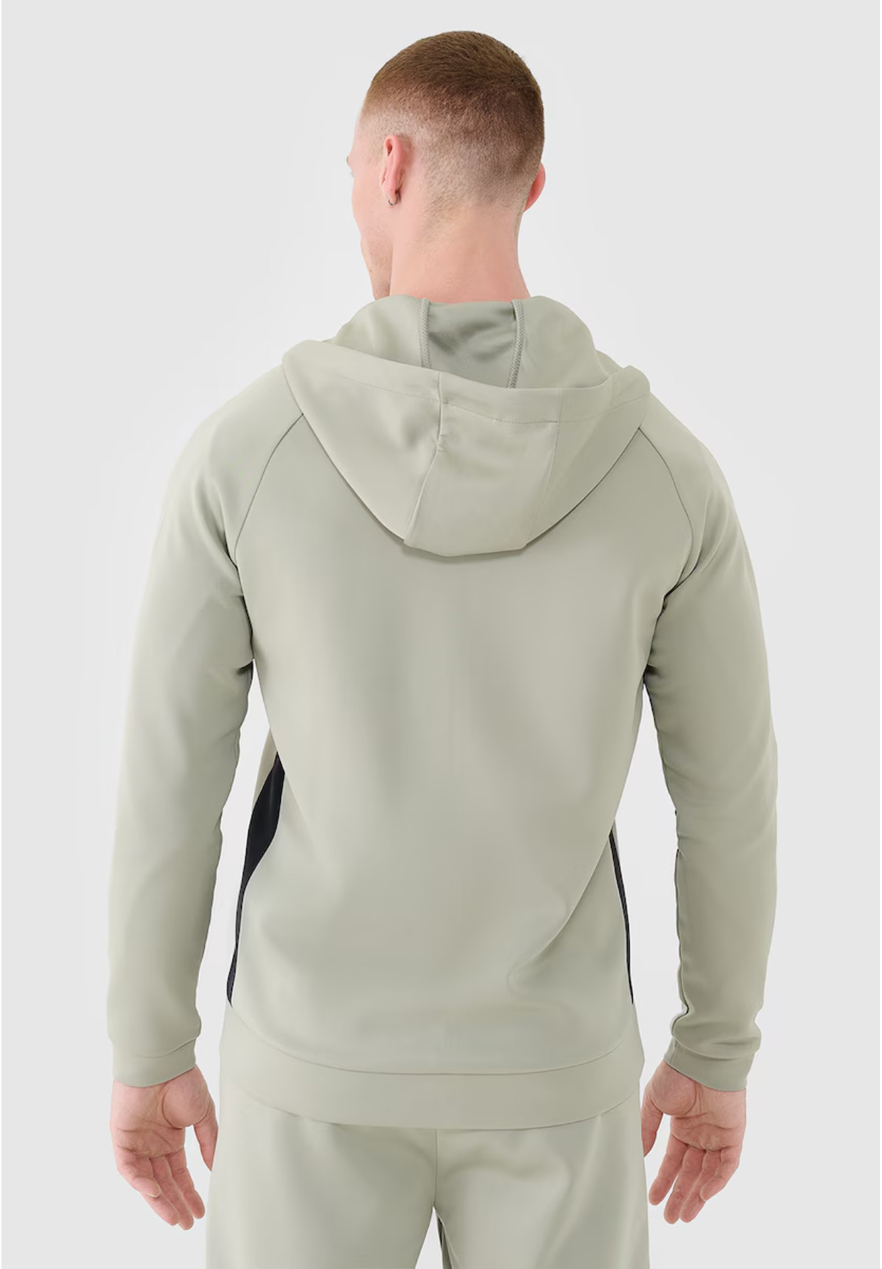 Bluza Męska 4F Sportowa Rozpinana Z Kapturem Nieocieplana Szybkoschnąca Oliwkowa 4FWSS25TFSWM513