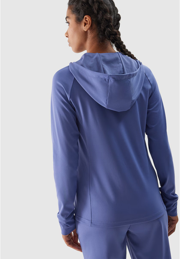 Bluza Damska 4F Sportowa Rozpinana Szybkoschnąca Treningowa Granatowa 4FWSS24TFSWF270