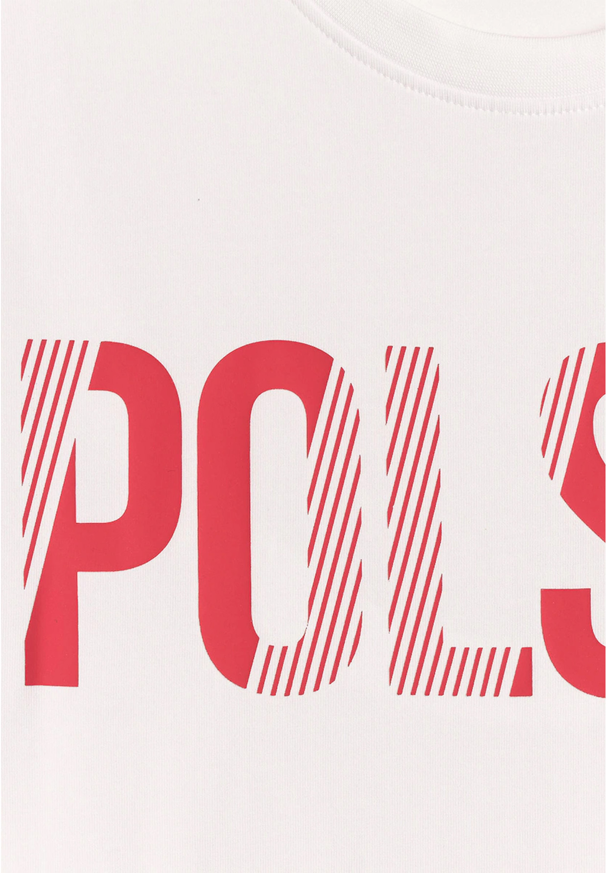 Koszulka Męska 4F Polska T-Shirt Sportowy Bawełniany Kibica Biały 4FRSS26TTSHM4202