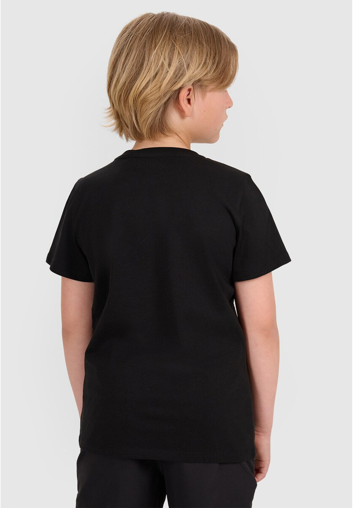 Koszulka Chłopięca 4F T-shirt Z Logo Sportowy Czarny 4FJWAW25TTSHM2417