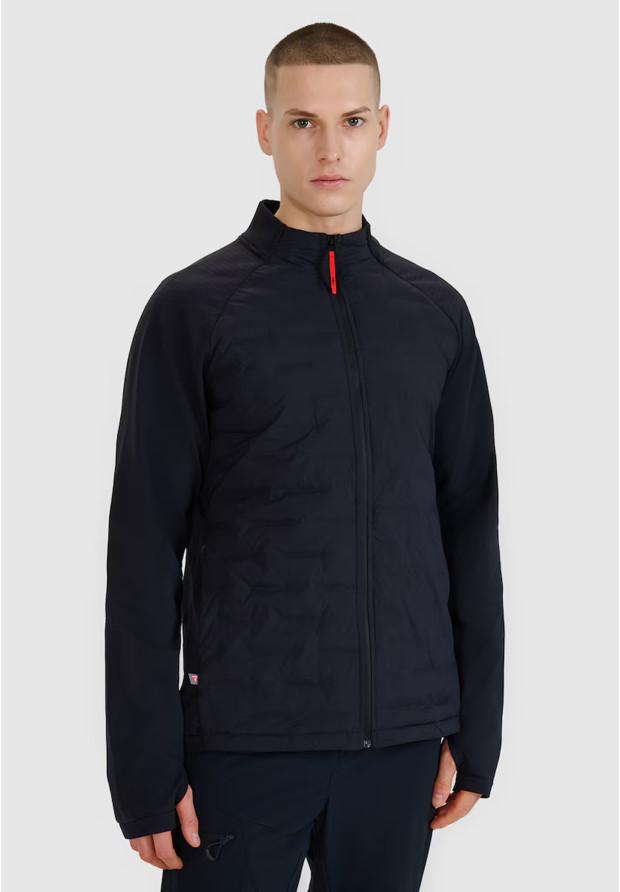 Męska kurtka trekkingowa 4F PrimaLoft ThermoPlume czarna