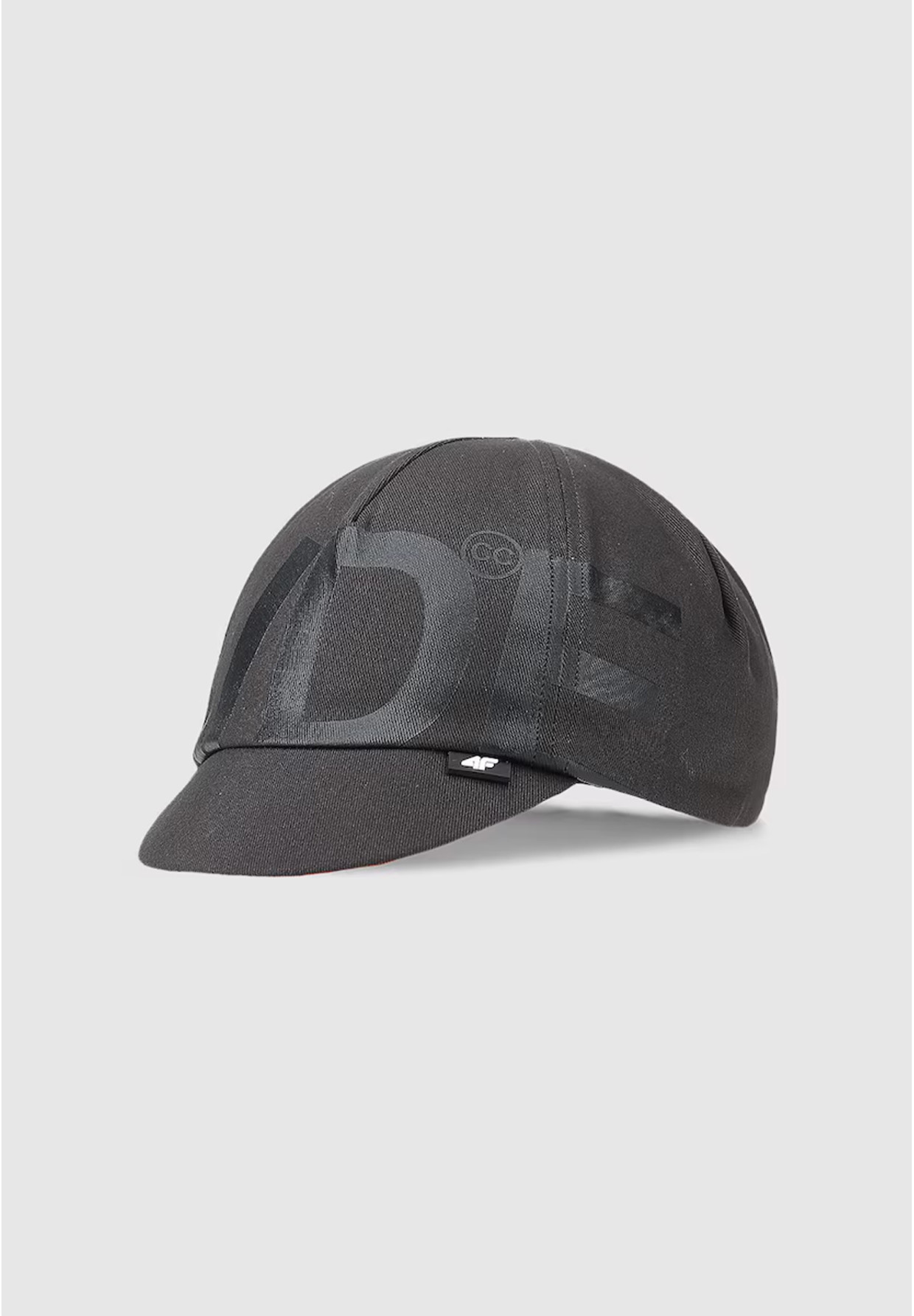 Czapka Męska 4F Sportowa Bawełniana Kolarska Daszek Czarna 4FWSS25AFCAU105