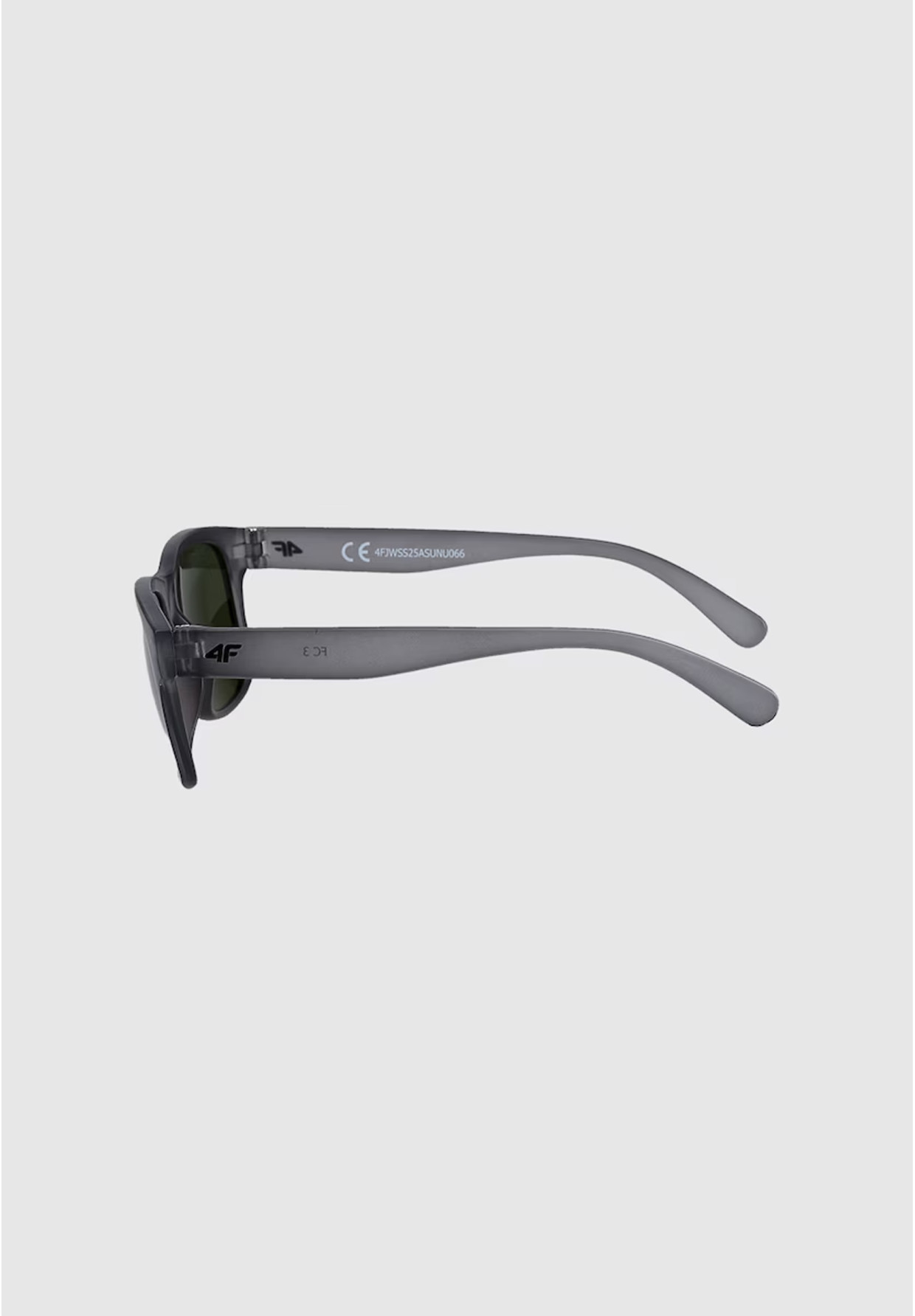 Okulary Dziecięce 4F Przeciwsłoneczne UV400 Wayfarer Lustrzane Szare 4FJWSS25ASUNU066