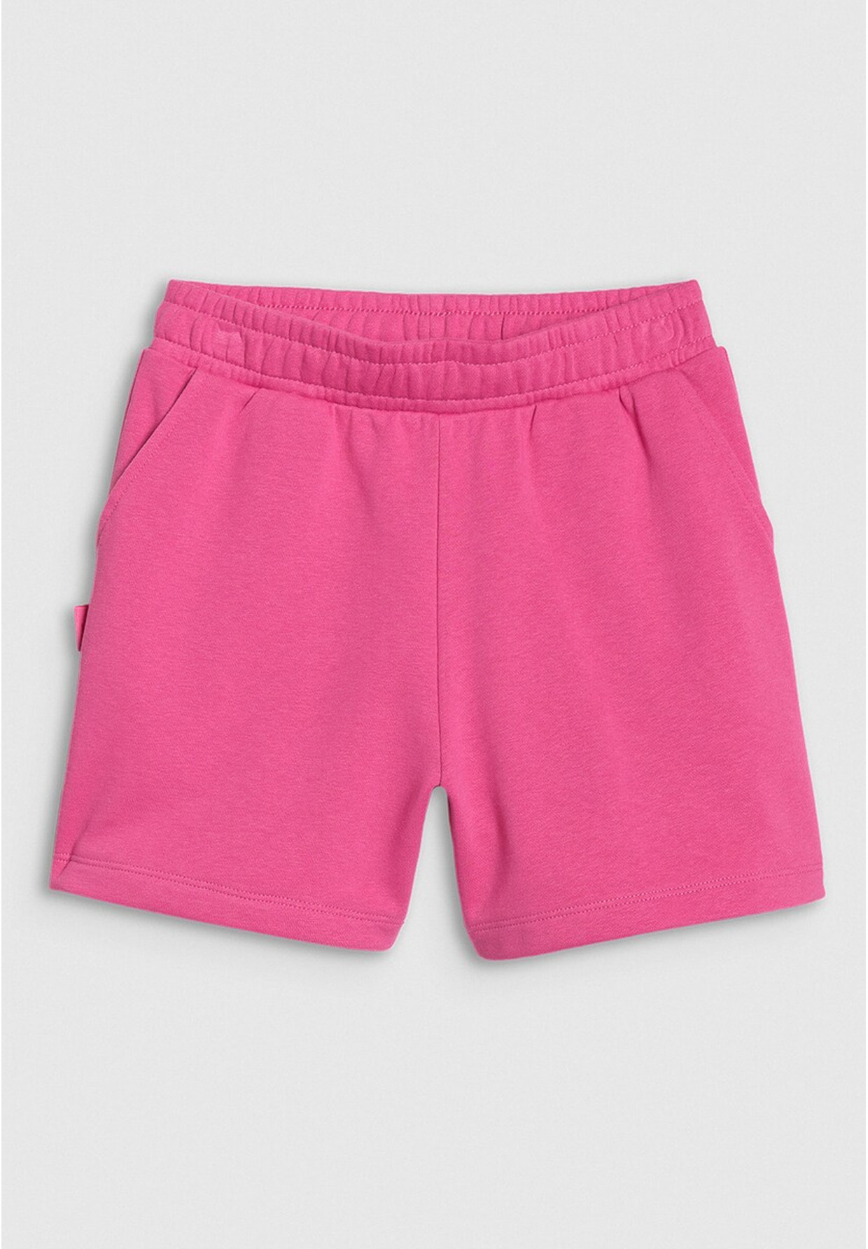 Spodenki Dresowe Dziewczęce 4F Luźne Oversize Sportowe Casual Różowe 4FJWSS25TSHOF470