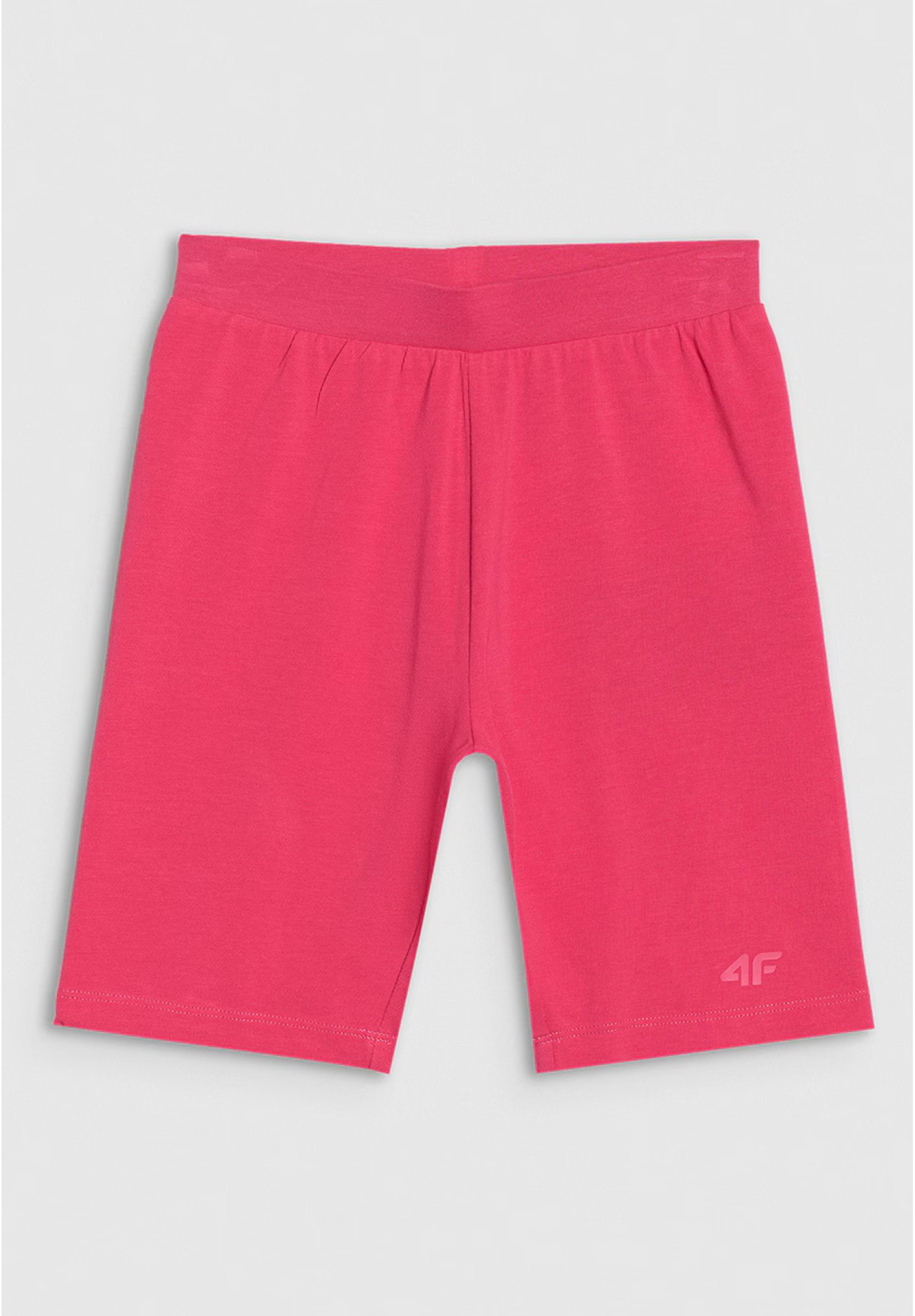 Legginsy Dziewczęce 4F Kolarki Bawełniane Spodenki Różowe 4FJWSS25TSTIF014
