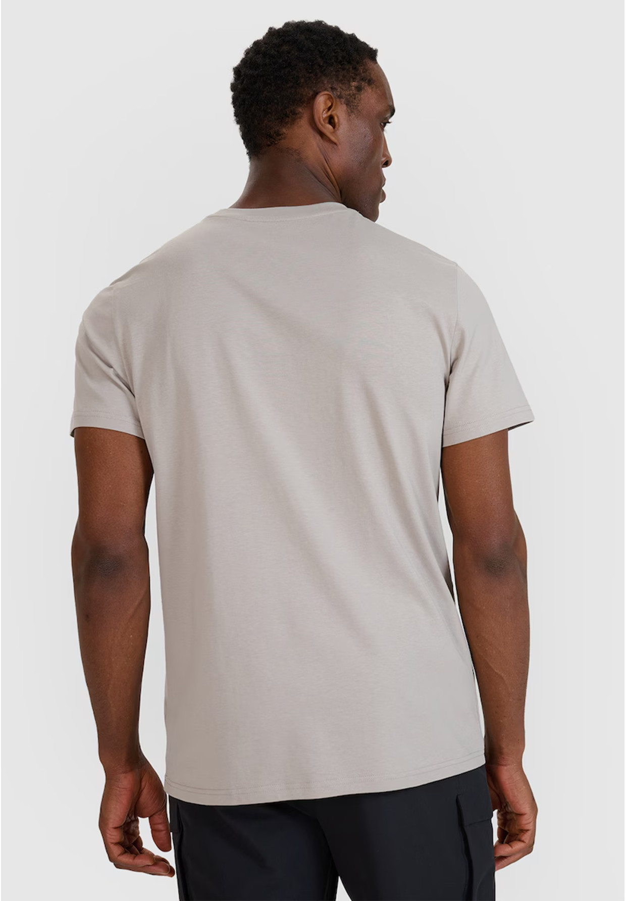 Koszulka Męska 4F Sportowa Bawełniana T-Shirt Regular Nadruk Szary 4FWSS25TTSHM2209