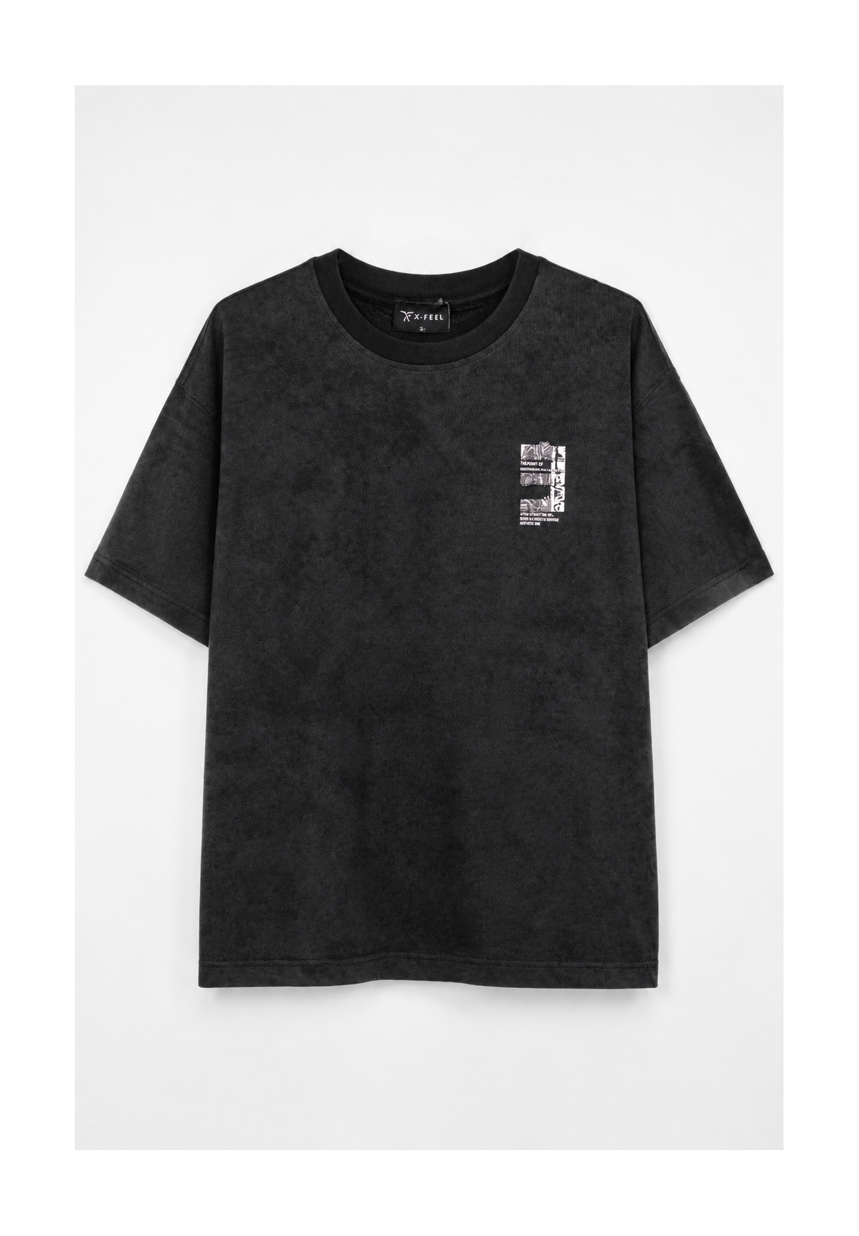 Komplet Męski T-Shirt Szorty Dresowe Casual Letni Zestaw Bawełniany Czarny