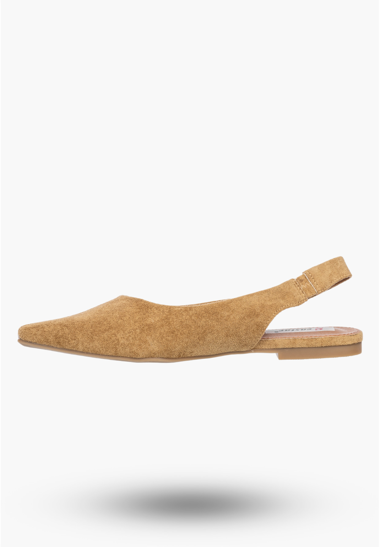 Baleriny Damskie Slingback Buty z odkrytą piętą Eleganckie Camel