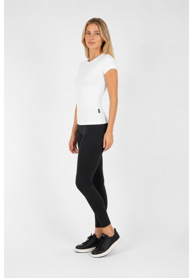 Koszulka Damska 4F Sportowa Bawełniana Slim Fit T-Shirt Edycja Limitowana Biały 4FWSS26TTSHF3972