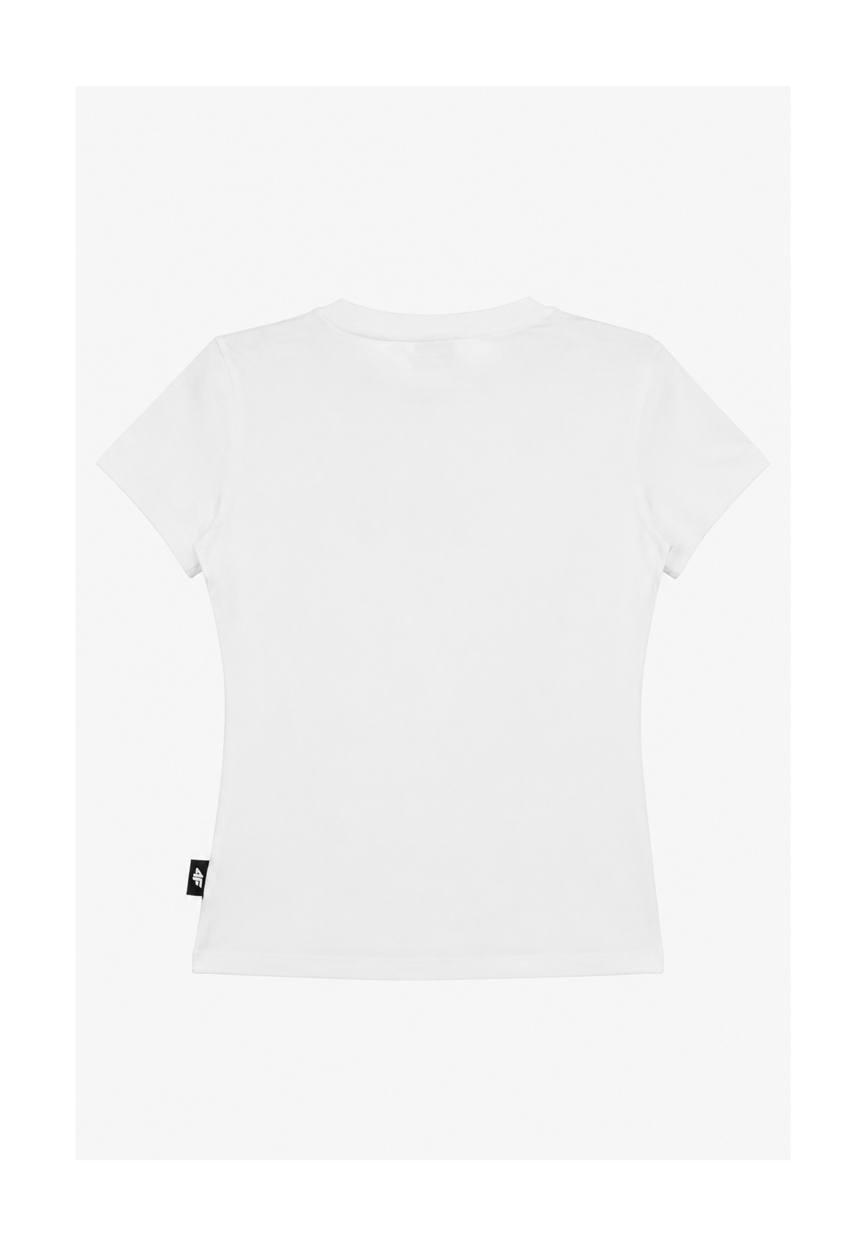 Koszulka Damska 4F Sportowa Bawełniana Slim Fit T-Shirt Edycja Limitowana Biały 4FWSS26TTSHF3972