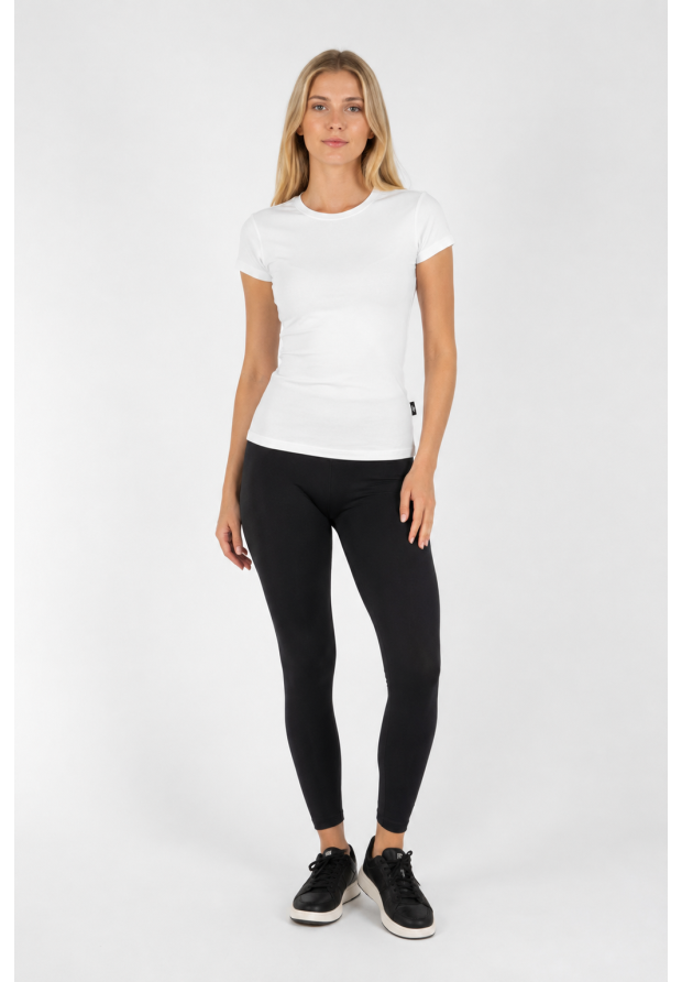 Koszulka Damska 4F Sportowa Bawełniana Slim Fit T-Shirt Edycja Limitowana Biały 4FWSS26TTSHF3972