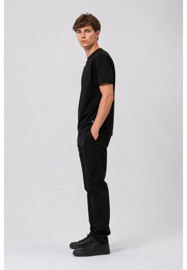 Koszulka Męska 4F Bawełniana Regular Fit Edycja Limitowana T-Shirt Basic Czarny 4FWSS26TTSHM3971