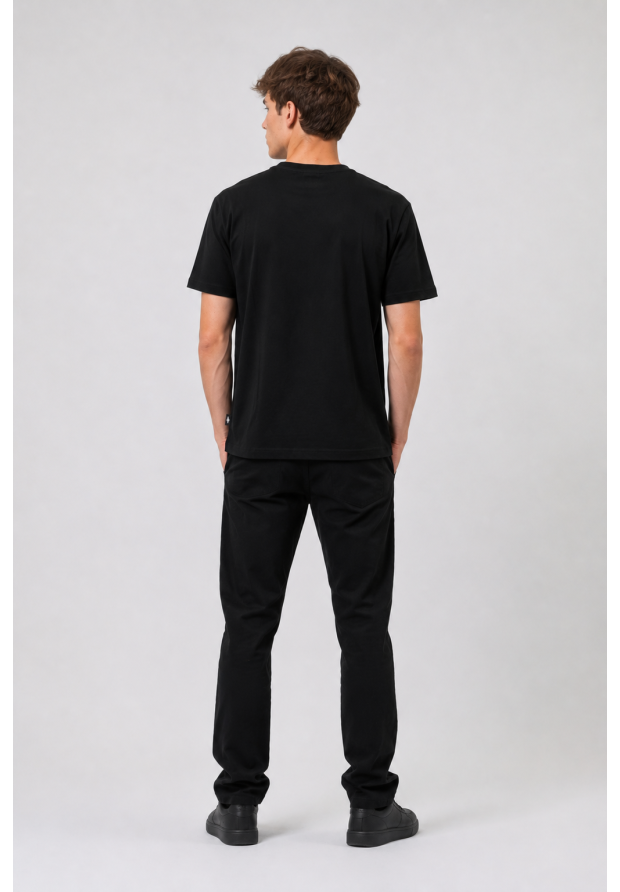 Koszulka Męska 4F Bawełniana Regular Fit Edycja Limitowana T-Shirt Basic Czarny 4FWSS26TTSHM3971