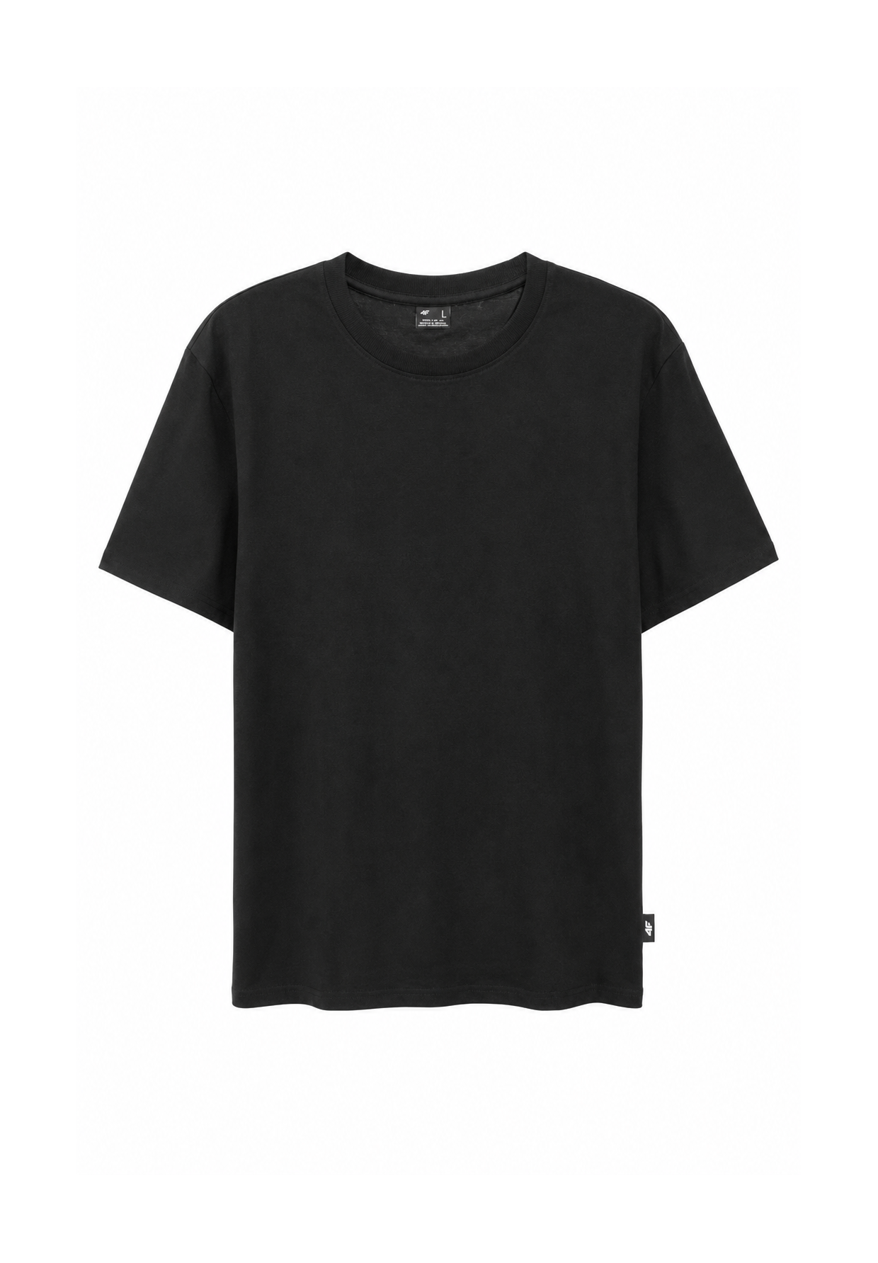 Koszulka Męska 4F Bawełniana Regular Fit Edycja Limitowana T-Shirt Basic Czarny 4FWSS26TTSHM3971