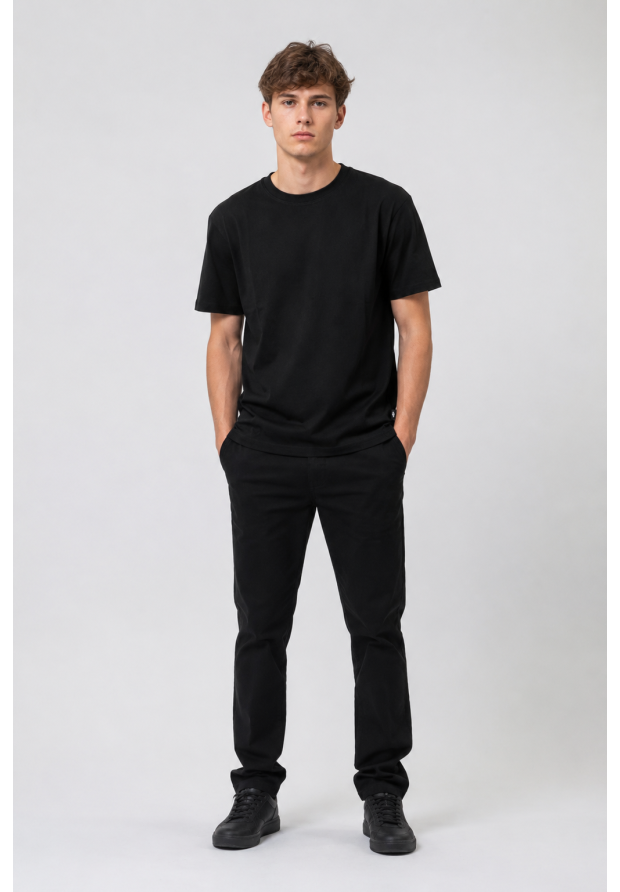 Koszulka Męska 4F Bawełniana Regular Fit Edycja Limitowana T-Shirt Basic Czarny 4FWSS26TTSHM3971