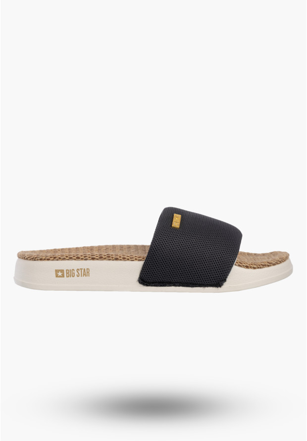 Klapki Damskie BIG STAR Klasyczne Buty Casual Letnie Czarne RR274A108