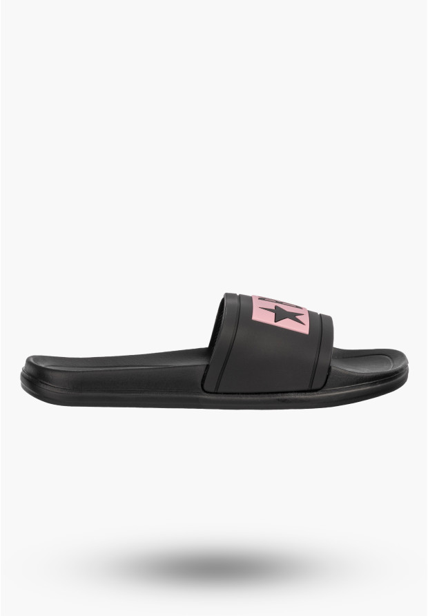 Klapki Damskie BIG STAR Sportowe Buty Na Basen Plażę Czarne TT274A010