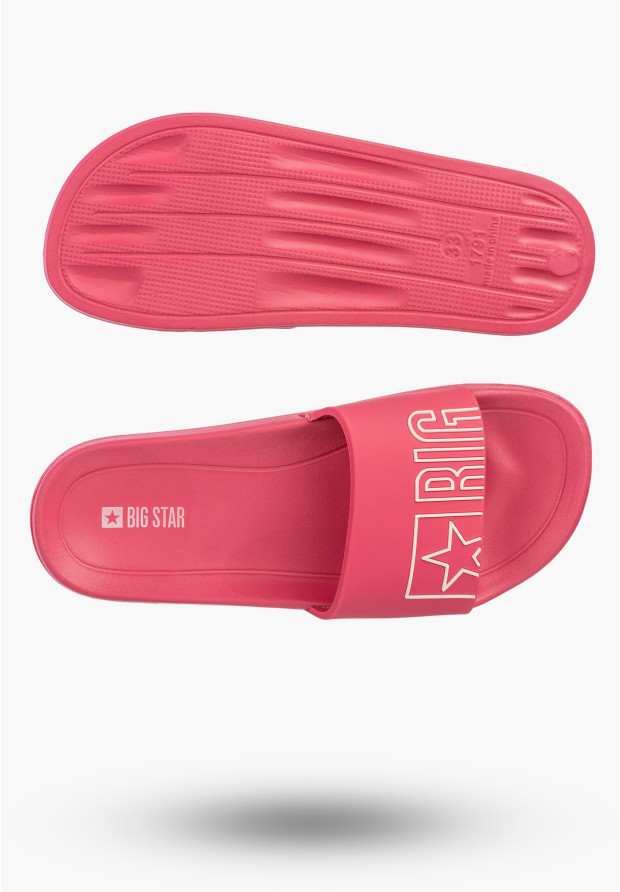 Klapki Dziecięce BIG STAR Buty Basenowe Lekkie Wygodne Plażowe Różowe NN374524