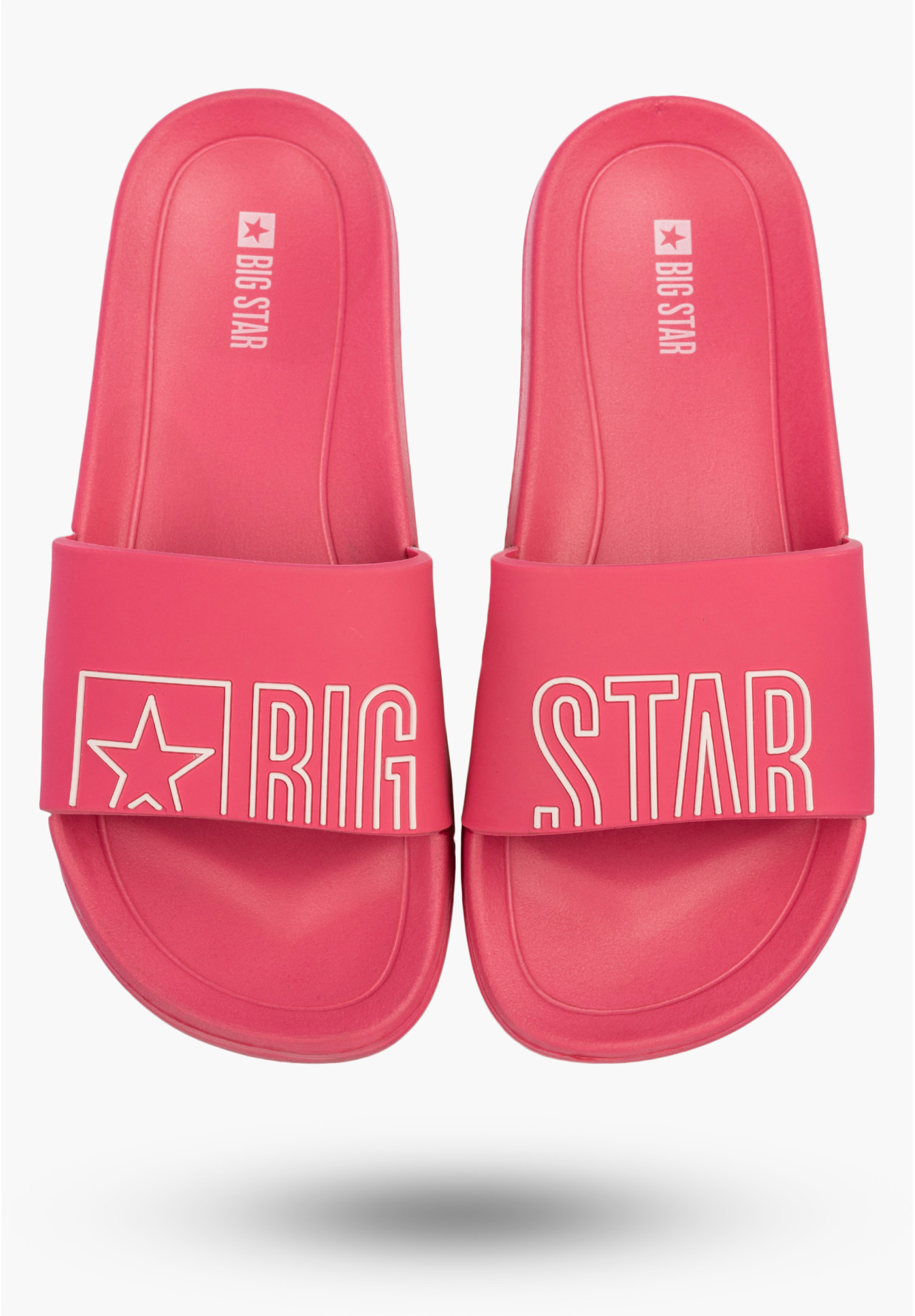 Klapki Dziecięce BIG STAR Buty Basenowe Lekkie Wygodne Plażowe Różowe NN374524
