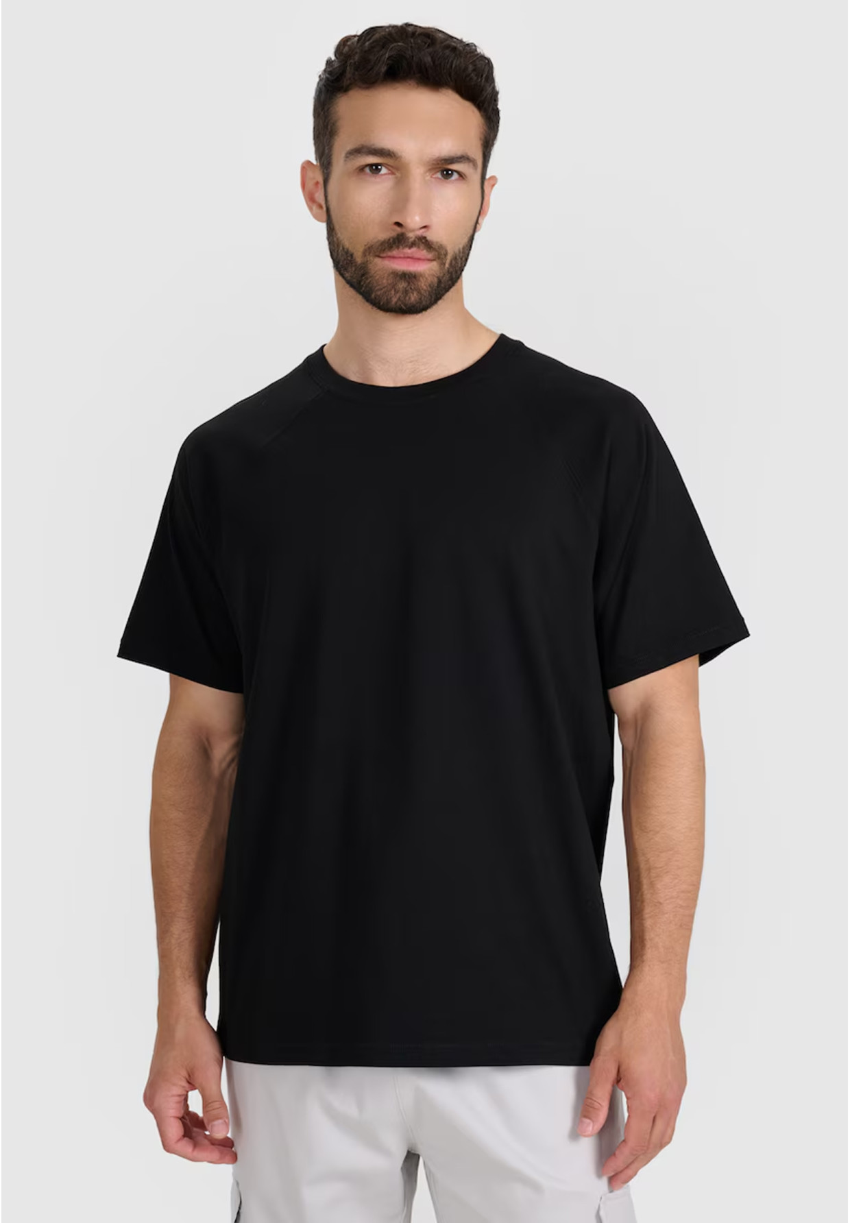Koszulka Męska 4F Sportowa Bawełniana Oversize T-Shirt Basic Czarny 4FWAW25TTSHM2360