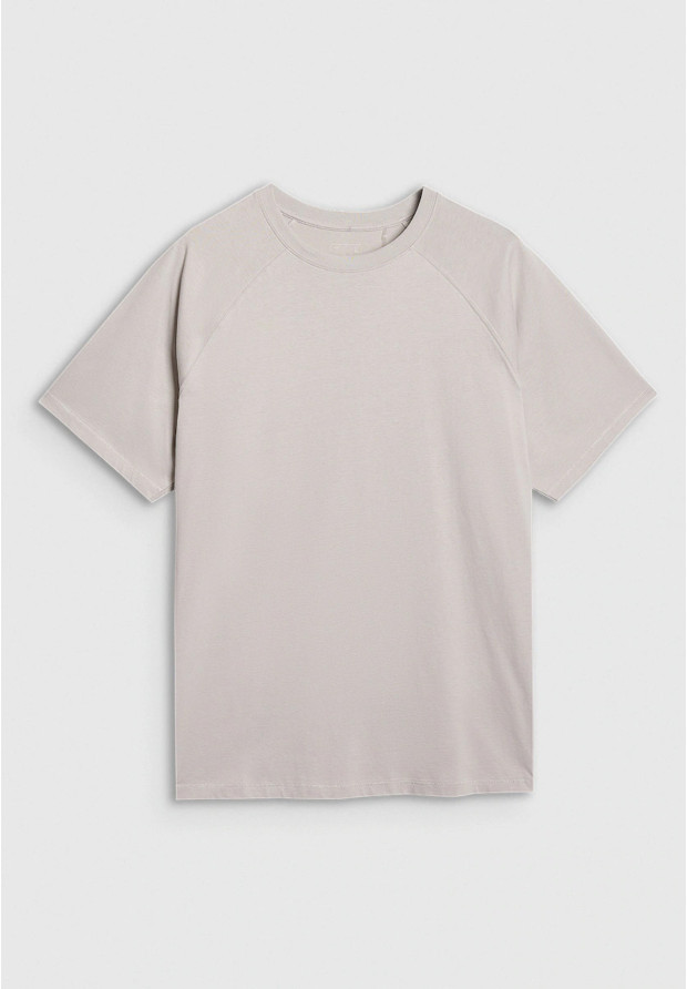 Koszulka Męska 4F Sportowa Bawełniana Oversize T-Shirt Casual Basic Szary 4FWAW25TTSHM2360
