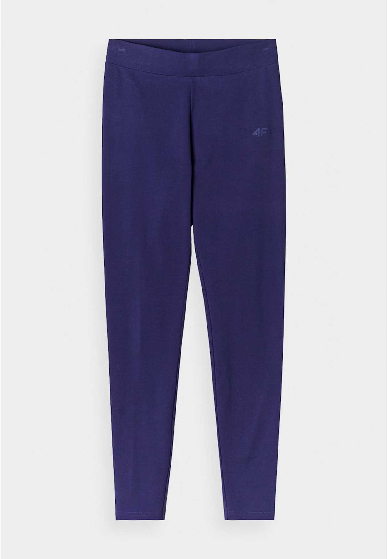 Legginsy Damskie 4F Sportowe Bawełniane Elastyczne Slim Fit Granatowe 4FWMM00TTIGF195