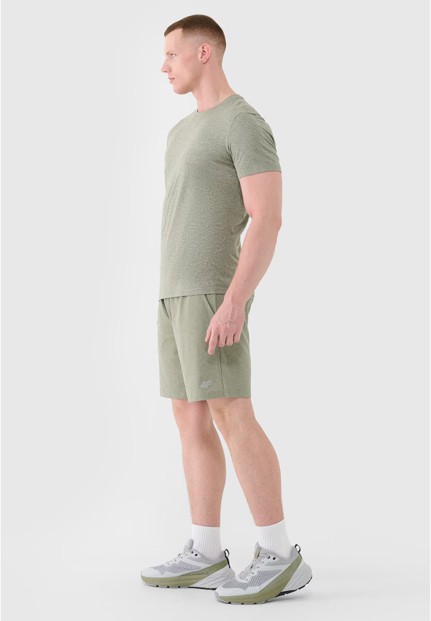 Spodenki Męskie 4F Sportowe Szorty Treningowe Khaki 4FWSS25TFSHM0911