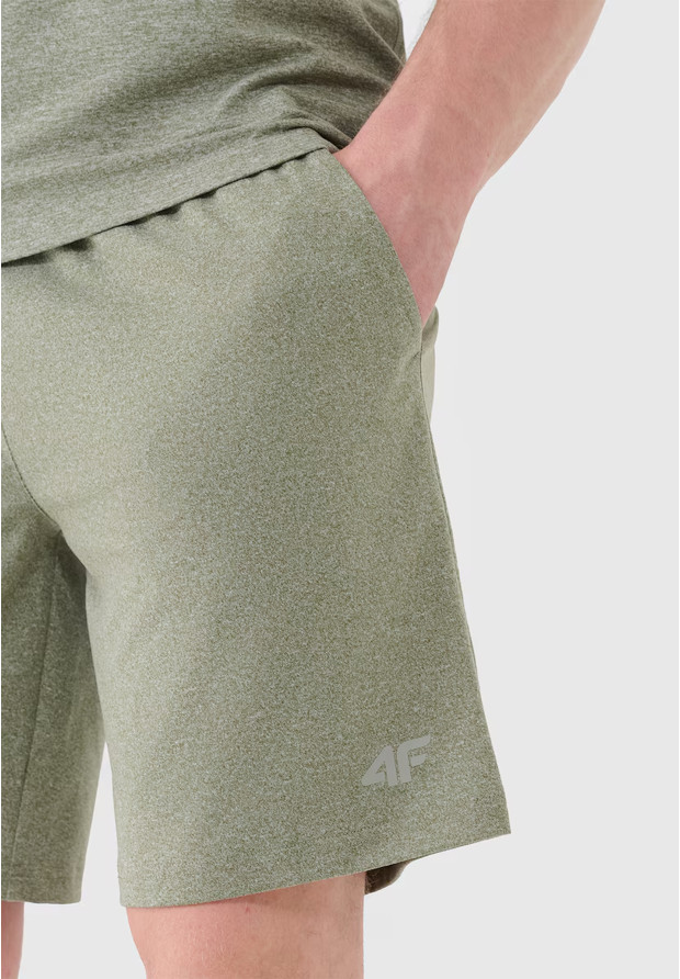 Spodenki Męskie 4F Sportowe Szorty Treningowe Khaki 4FWSS25TFSHM0911