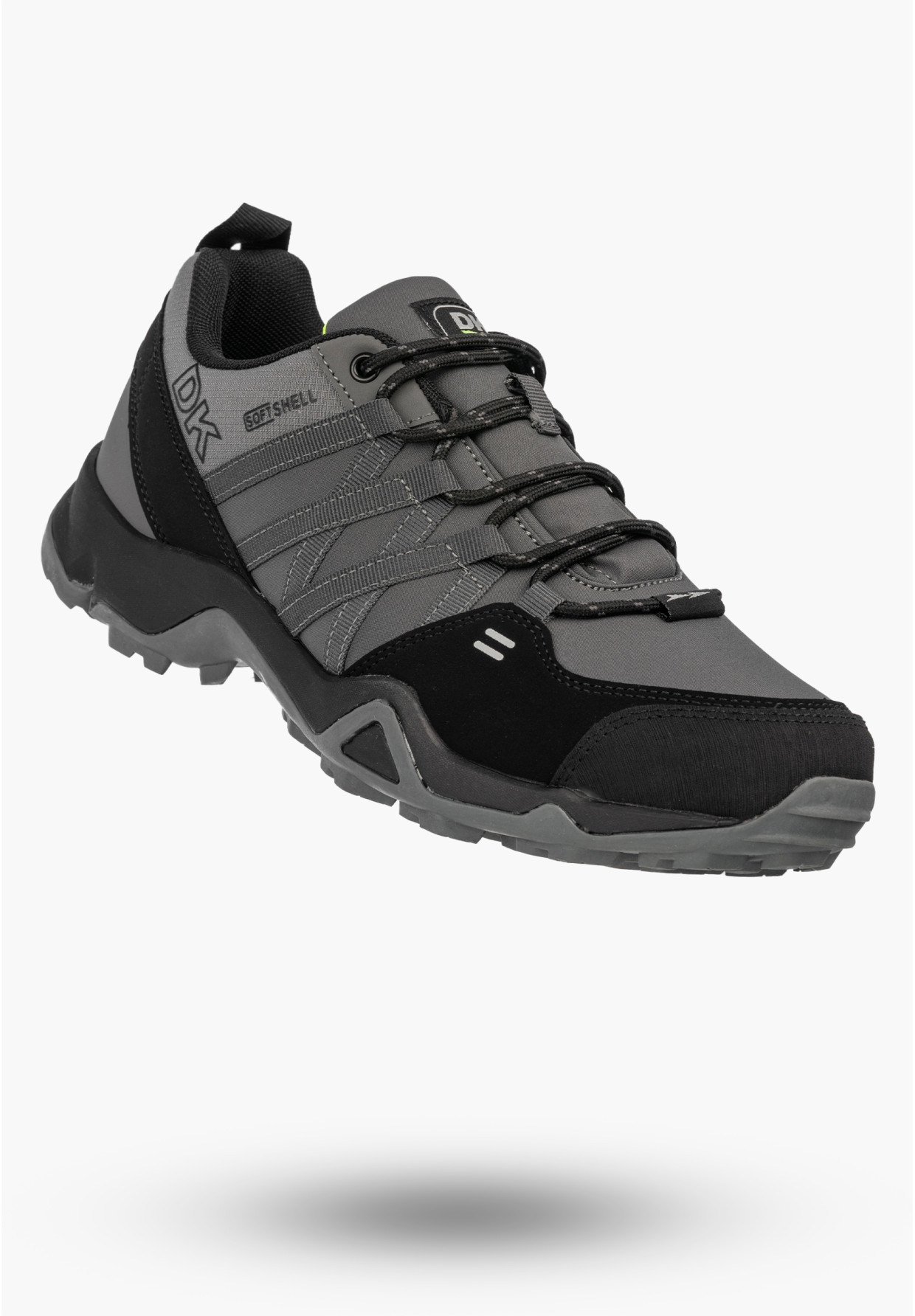 Sneakersy Męskie Buty Sportowe Trekkingowe Softshell Szare DK Swat