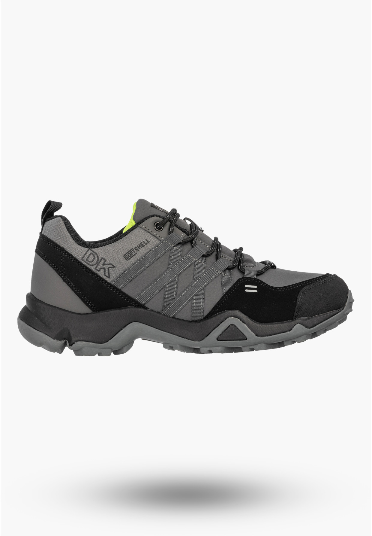 Sneakersy Męskie Buty Sportowe Trekkingowe Softshell Szare DK Swat