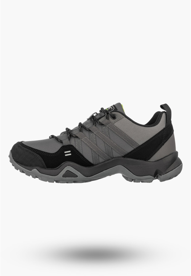 Sneakersy Męskie Buty Sportowe Trekkingowe Softshell Szare DK Swat