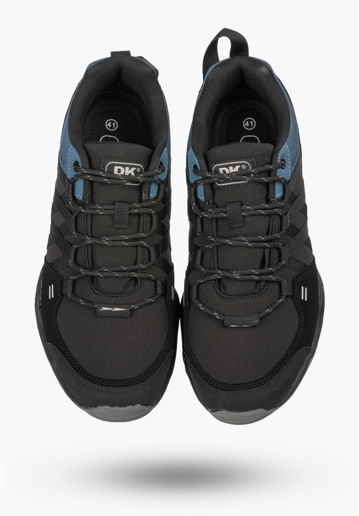Sneakersy Męskie Buty Sportowe Trekkingowe Softshell Czarne DK Swat