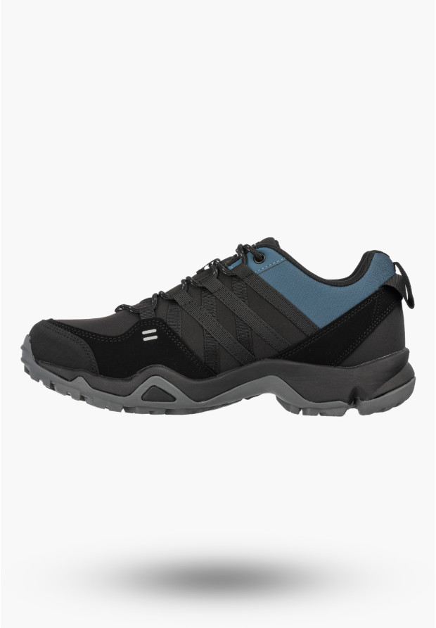 Sneakersy Męskie Buty Sportowe Trekkingowe Softshell Czarne DK Swat