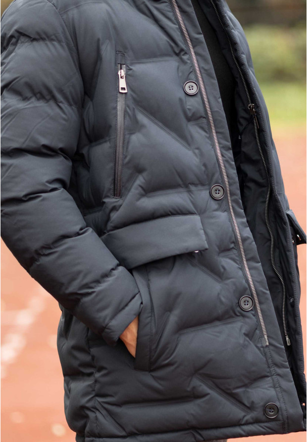 Kurtka Męska Puchowa Parka Tris Line