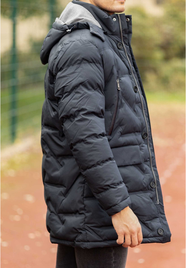 Kurtka Męska Puchowa Parka Tris Line
