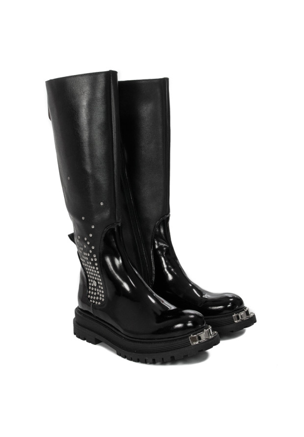 Kozaki Damskie Oops Shine Opra Shoes