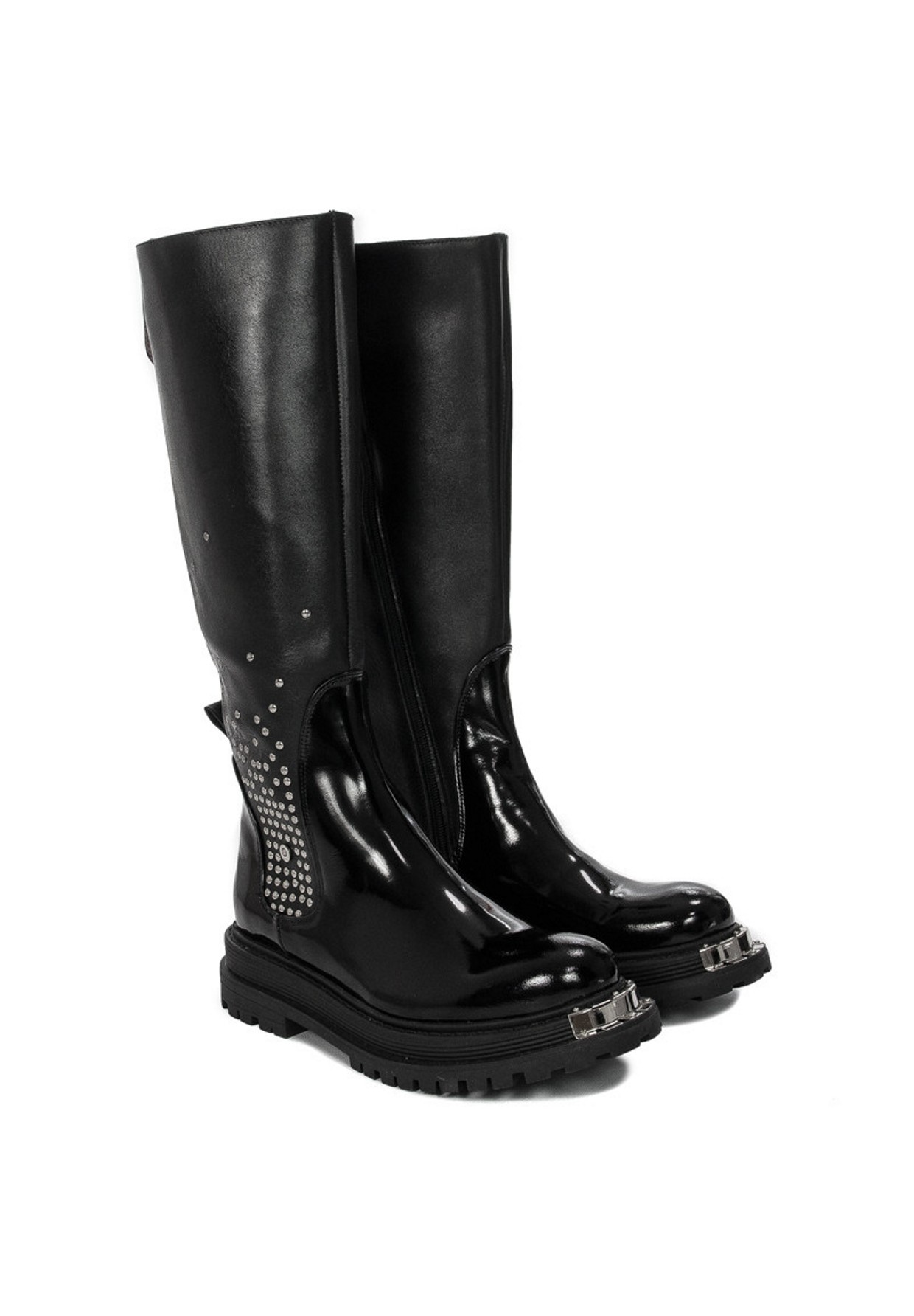 Kozaki Damskie Oops Shine Opra Shoes