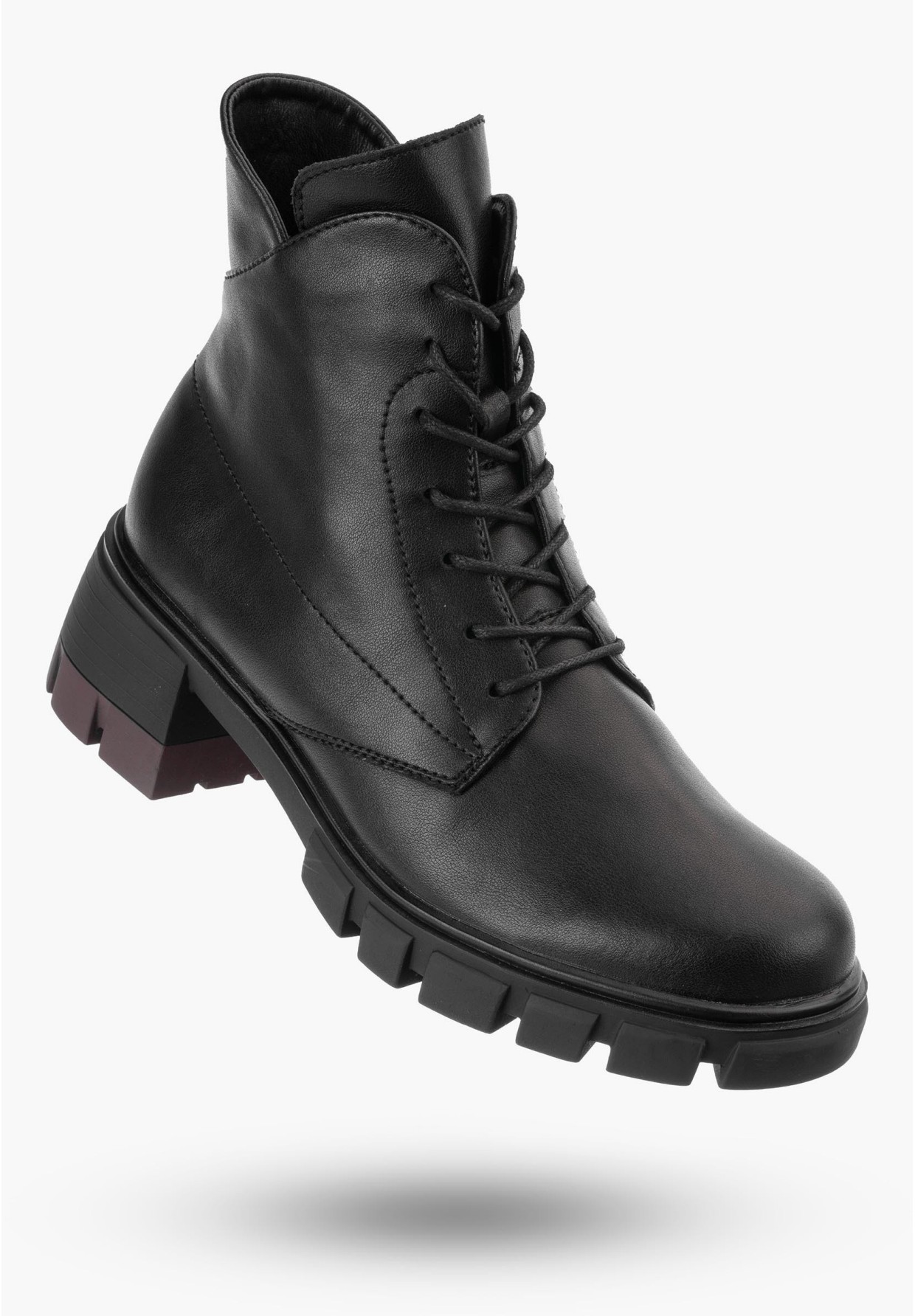 Botki Damskie Czarne Trapery Filippo DBT4733-23 BK