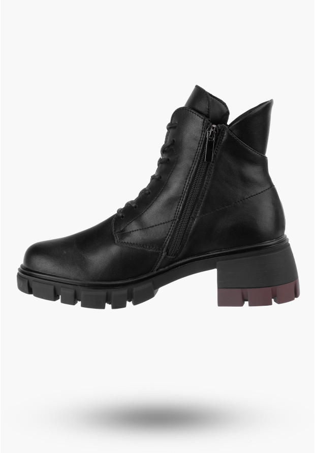 Botki Damskie Czarne Trapery Filippo DBT4733-23 BK