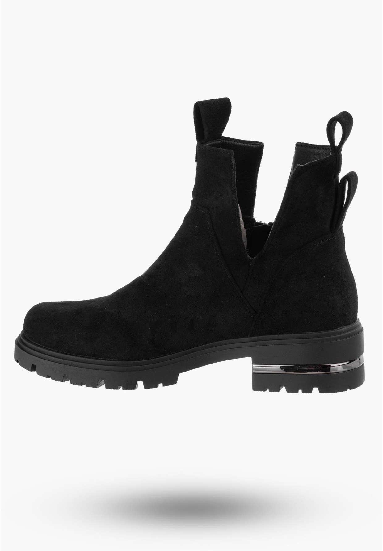 Botki Damskie Czarne Trapery Filippo DBT4812/23 BK