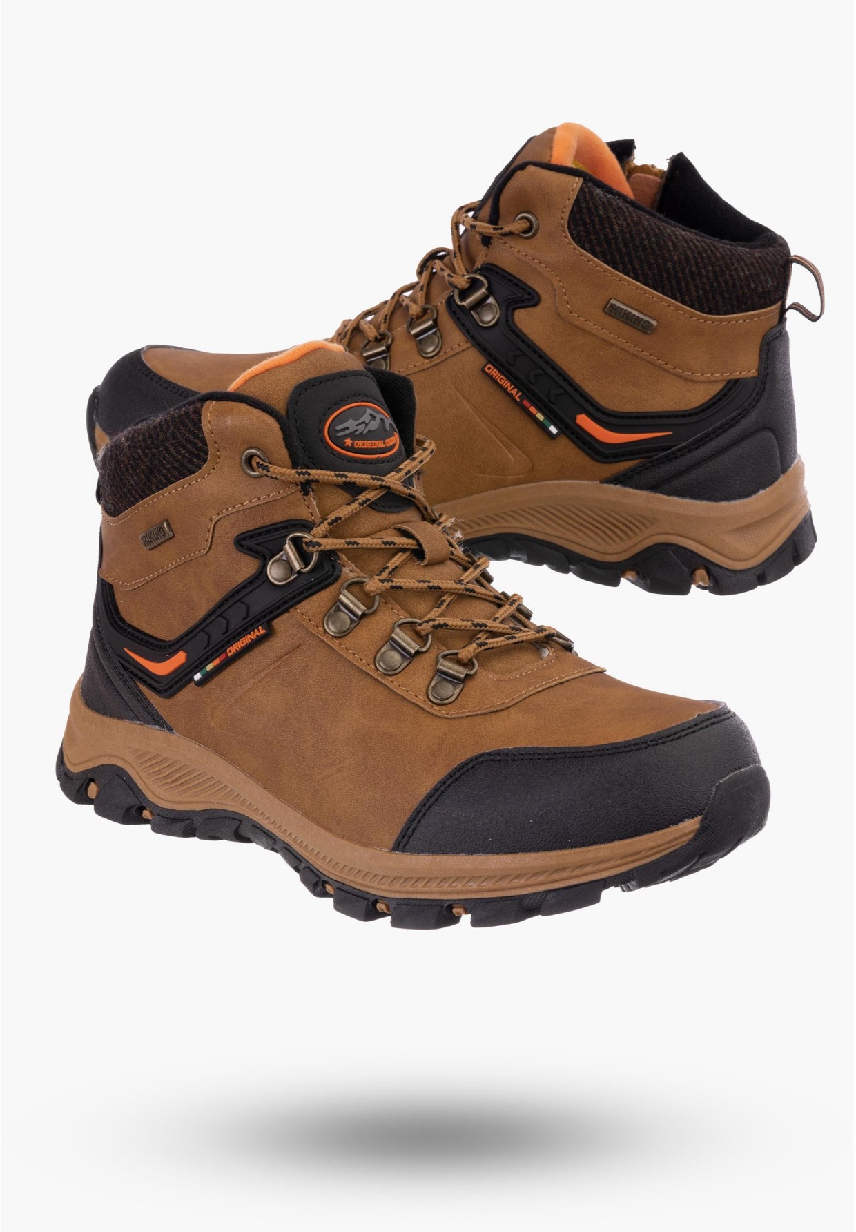 Buty Trekkingowe Młodzieżowe Camel Ocieplane 02-Camel