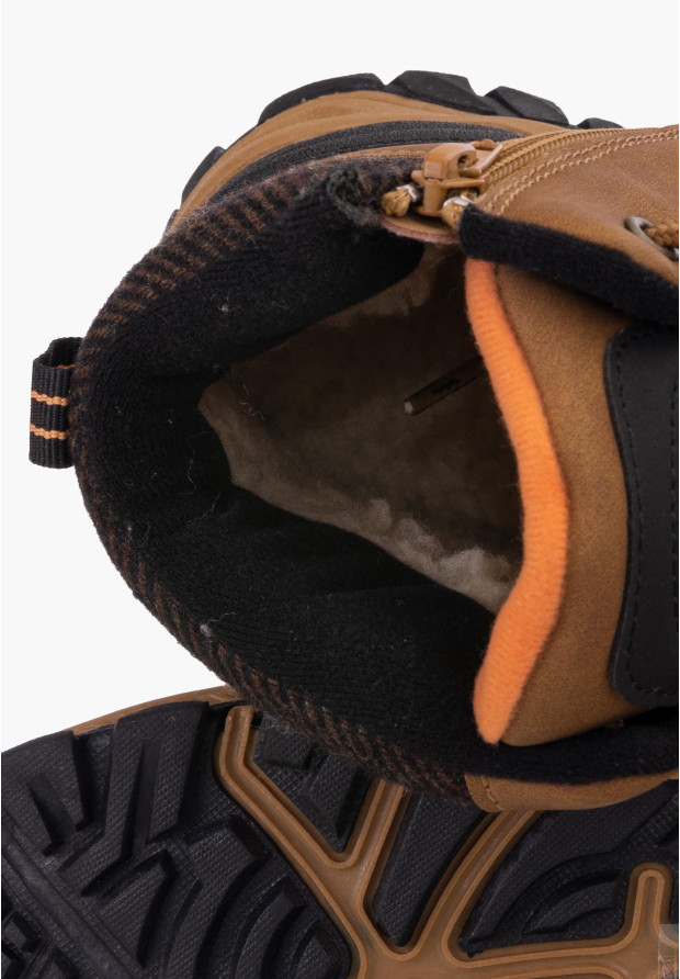 Buty Trekkingowe Młodzieżowe Camel Ocieplane 02-Camel