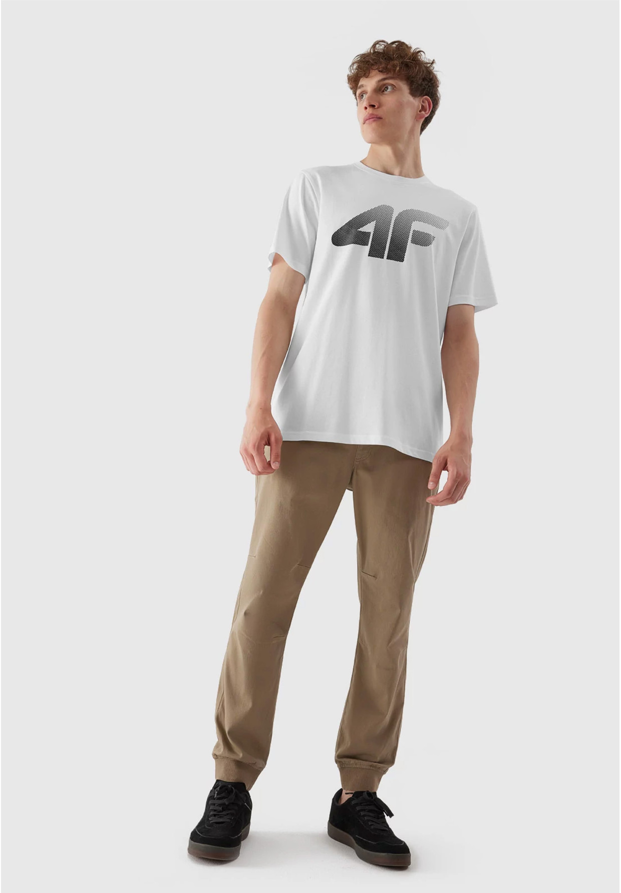 Koszulka Męska 4F T-shirt Biały Logo