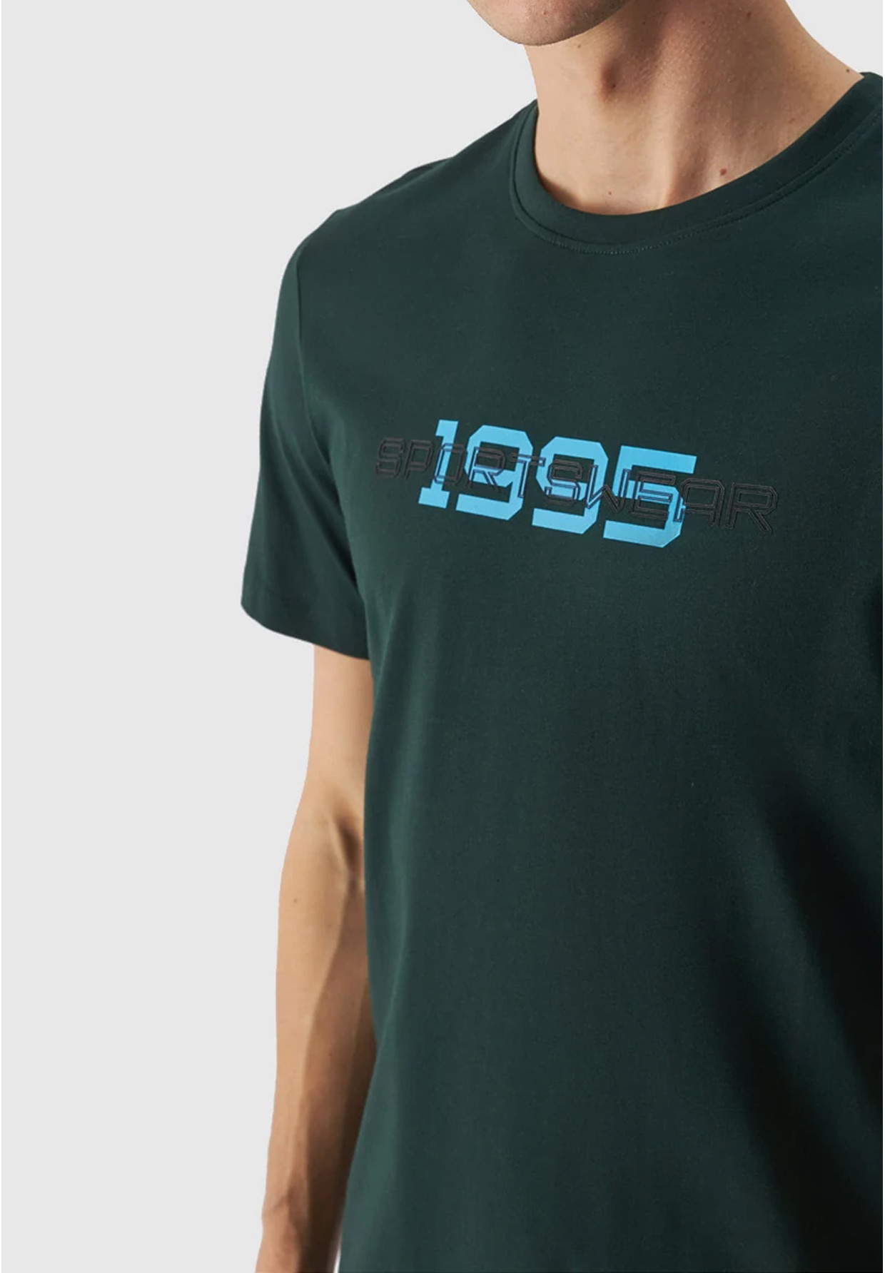 Koszulka Męska 4F T-shirt Zielony Logo
