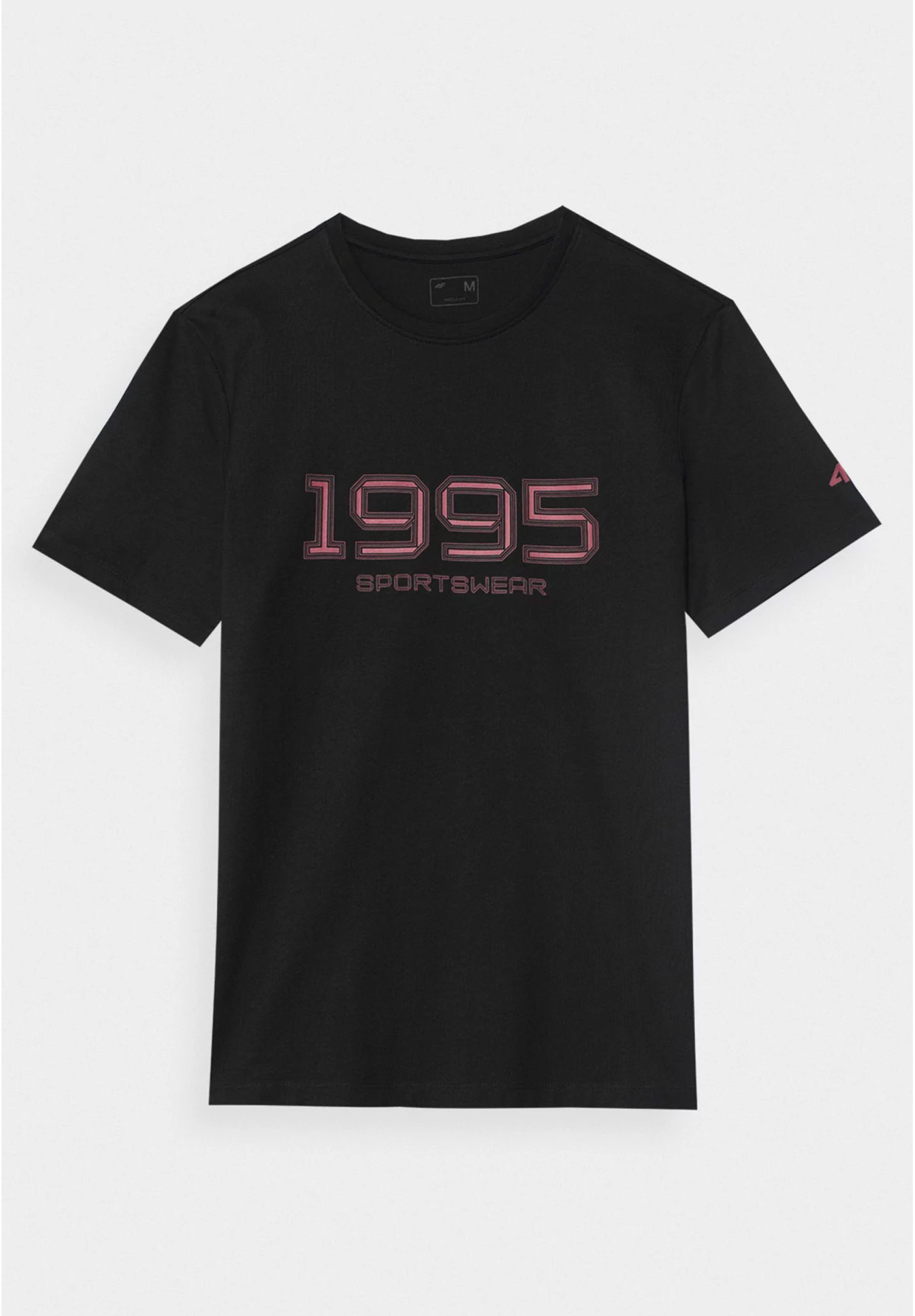 Koszulka Męska 4F T-shirt Czarny Logo