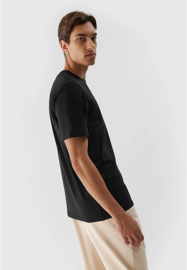 Koszulka Męska 4F T-shirt Czarny Logo